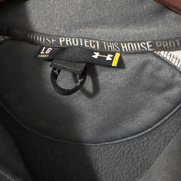 Under Armour “Protect This House” 🇺🇸Quarter Zip Pullover Size Large Patriotic - Picture 5 of 10